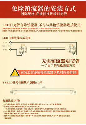 电白县岭门镇忠山照明灯饰场LED日光灯 大功率0.9米22W T8支架管深度解析